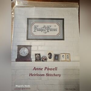 Families Are Forever Counted Cross Stitch Charted Design Chart Circa 1983